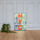 Travel Series - City Airports - New York City Canvas