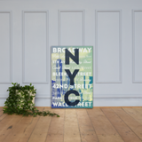 Travel Series - City Airports - New York City Canvas