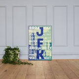 Travel Series - City Airports - New York City Canvas