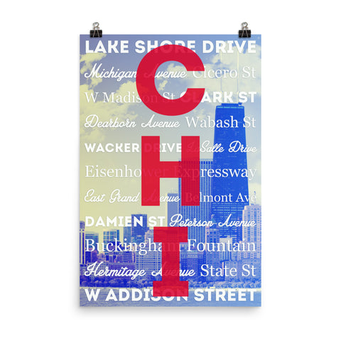 Travel Series - City Airports - Chi-Town Special Poster