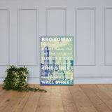 Travel Series - City Streets - New York City Canvas